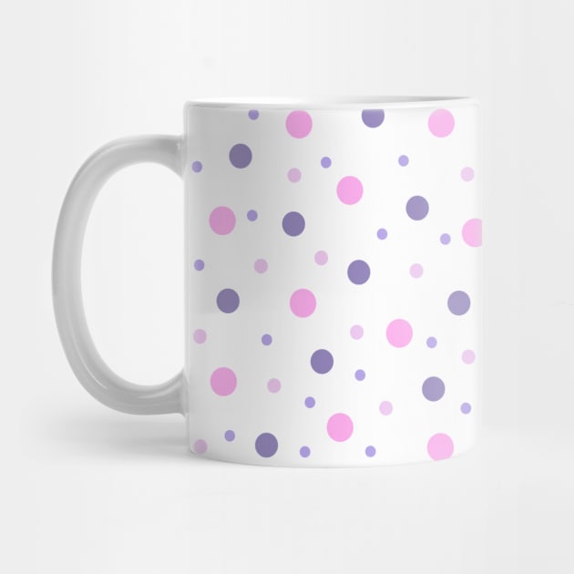 Pink and Purple Polka Dots by Whoopsidoodle